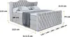 ALTDECOR Boxspringbett mit Fußteil, 2 Matratzen und Topper Produktbild-Vorschau 6
