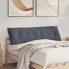 vidaXL Rückenkissen Dunkelgrau 160 x 50 cm Cordstoff Produktbild-Vorschau 3
