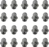 20x matice kola M12x1,5 s plochým límcem chrom 37 mm | Náhled obrázku produktu 1
