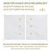 Abrihome 140x80cm Esstisch-Set mit 4 Stühlen, Esszimmer-Set Produktbild-Vorschau 11