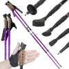 Set di 2 bastoncini da nordic walking in alluminio viola Anteprima dell’immagine prodotto 1