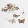 Schmetterlinge aus Holz, 12er Set, 8 x 6 cm, Deko-Hänger, Produktbild-Vorschau 3