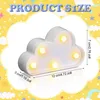 LED Wolken Nachtlicht, 6 Stück, Kinderzimmer Wanddeko, Produktbild-Vorschau 7