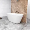 A modern bathroom with a freestanding bathtub. Produktbild-Vorschau