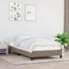 vidaXL Bettgestell Taupe 100x200 cm Stoff -  Betten & Produktbild-Vorschau 2