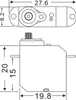 MASTER Digital Servo S706 MG - 0,7Kg Produktbild-Vorschau 1