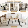 A collage of images showing dining chairs in different room settings: kitchen, living room, bedroom, and dining room. Produktbild-Vorschau