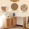 Bureau d'angle Merax, bureau pivotant à 360°, table Voir les images du produit 7