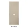 A plain background image of two taupe towels, with dimensions and quantity indicated. Náhled obrázku produktu