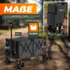 BigDean XXL Bollerwagen pliable avec toit 260L 150kg de Voir les images du produit 3