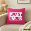 Huuraa Kissenbezug Plant Based Modern 40x40cm Fuchsia Produktbild-Vorschau 2