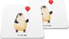 Mr. & Mrs. Panda Untersetzer für Gläser Pinguin Luftballon Produktbild-Vorschau 3