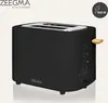 A black Zeegma toaster is shown against a light gray background. Produktbild-Vorschau