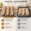 Molde para baguette, con capacidad para 3 baguettes. Vista previa de la imagen del producto 6