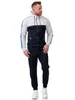 Herren Jogginganzug Freizeitanzug Sportlich 3750  Navy/Weiß Produktbild-Vorschau 2
