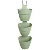 elho® Vibia campana 3er Wandtopf vertikal forrest Produktbild-Vorschau 1