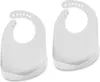Relaxdays Lätzchen Baby, 2er Set, mit Auffangschale, Produktbild-Vorschau 1
