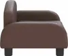vidaXL Pelíšek pro psy hnědý 50x40x30 cm Imitace kůže Náhled obrázku produktu 4