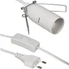 Oprawka lampy E14 z kablem sieciowym i przełącznikiem - 3,5 Podgląd zdjęcia produktu 2