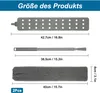 Teleskopischer Hacken-Bürstenmop, ausziehbar 0,8 m - 2,5 m, Produktbild-Vorschau 4
