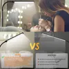 A collage showing a woman applying eyelashes to a client, with comparison shots of a lamp. Anteprima dell’immagine prodotto