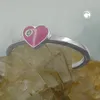 Ring Kinderring mit Herz rosa Silber 925 Ringgröße 48 Produktbild-Vorschau 1