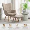 Fauteuil à oreilles HOMCOM avec repose-pieds, fauteuil Voir les images du produit 6
