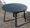 ALEOS. Aluminium Glas Teakholz Gartentisch rund Produktbild-Vorschau 6