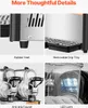 A collage of four close-up images showcasing different features of a commercial slushy machine. Náhled obrázku produktu