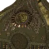 Victoriaanse lampenkap, 34 cm, groen fluweel, barokstijl, Productafbeelding-voorbeeld 2