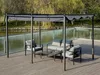 Metallpergola mit ausziehbarem Dach - 3 x 6 m - Anthrazit Produktbild-Vorschau 2