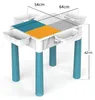 Table pour enfants avec blocs et chaise ensemble créatif Voir les images du produit 8