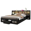 Merax platformbed 140x200 cm, tweepersoonsbed met 3 lades, Productafbeelding-voorbeeld 7