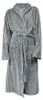 Eleganzzz Teddy Rippfleece Bademantel – dunkelgrau - L Produktbild-Vorschau 1