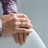 MATERIA Damen Ring 925 Sterling Silber Wickelring breit Produktbild-Vorschau 3