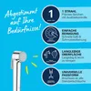 Rosa da doccia Grohe Vitalio 26351000 Plastica cromata 1 Anteprima dell’immagine prodotto 9