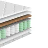 A cross-section view of a mattress, showing its internal layers and construction. Produktbild-Vorschau