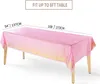 Duocute 4 pezzi tovaglia rosa oro per feste 137x274cm per Anteprima dell’immagine prodotto 3