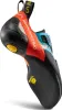 Klett-Kletterschuh "Otaki" von La Sportiva; schwarz mit roten und blauen Akzenten; seitliche Ansicht. Produktbild-Vorschau