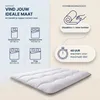 CASABEL Cloud Matras Topper 90 x 200 cm van microvezel - Productafbeelding-voorbeeld 8