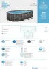 Bestway Power Steel Swimmingpool-Set Oval 488x305x107 cm Náhled obrázku produktu 29
