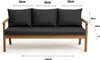 Coussins pour banc de jardin Gris foncé | Coussin d'assise Voir les images du produit 8