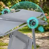 Chaise longue à roulettes avec toit Chaise longue pliante Voir les images du produit 10