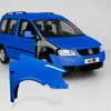 BLU Blatník náhrada pro VW Volkswagen Caddy III 3 2K LA5C Náhled obrázku produktu 2