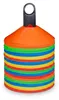 Relaxdays Markierungshütchen Fußball, 50er Set, 5 Farben, Produktbild-Vorschau 9
