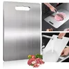 3er Set Titan Edelstahl Schneidebretter, beidseitig Produktbild-Vorschau 4