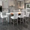 Set di 2 sgabelli da bar con rivestimento in velluto, Anteprima dell’immagine prodotto 12