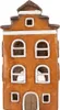 Clayre & Eef Portacandele House 20x15x34 cm in Anteprima dell’immagine prodotto 1