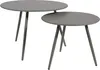 Lesli Living Beistelltisch Rafael 60x41 cm Grau Produktbild-Vorschau 3