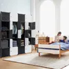 YZNAHRE Kleiderschrank 145 cm Breit Garderobenschrank Produktbild-Vorschau 11